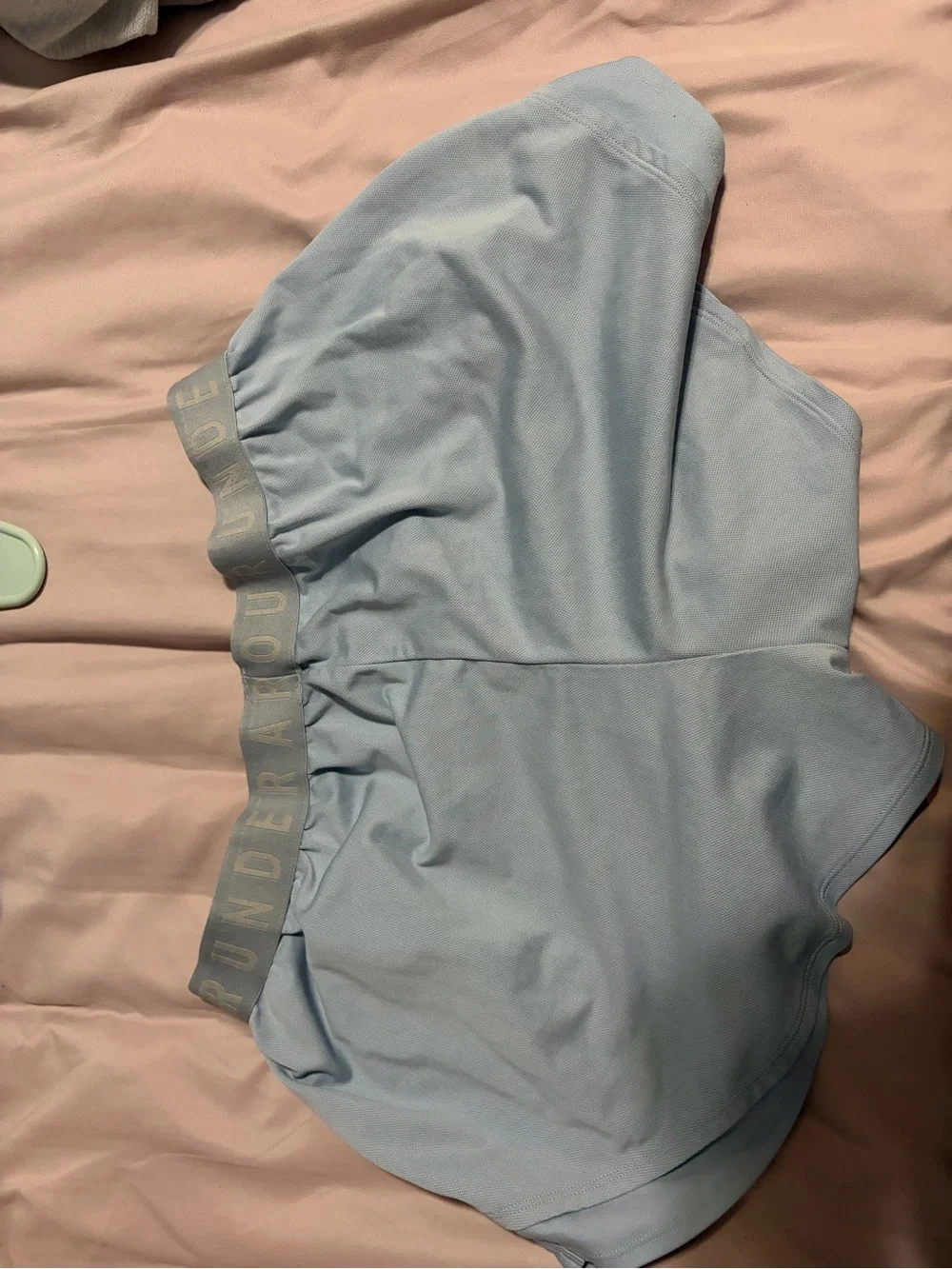 Under Armour Pale Blue Women's Athletic Training Shorts
